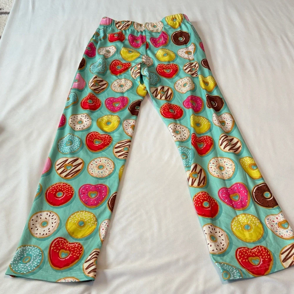 Briefly Kids  Colorful Donut Print Pajama Bottoms